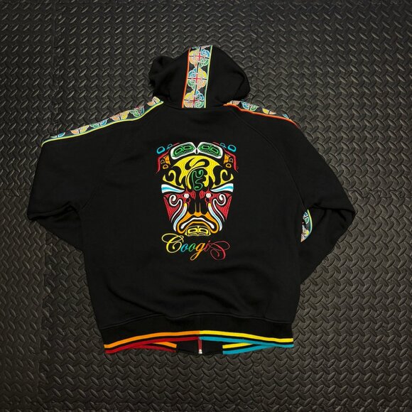 COOGI Heavyweight Embroided Zip-Up Hoodie (RARE) - Picture 3 of 5
